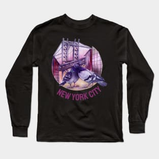 New York City Skyline Broadway Wall street Fifth avenue Times square New York New York Travel holidays Long Sleeve T-Shirt